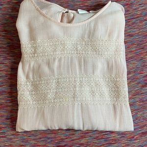 GAP BLUSH PINK LONG SLEEVE SIZE XL